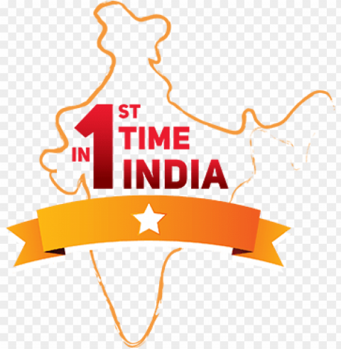 1st time in india - 1st time in india logo HighResolution Transparent PNG Isolated Graphic