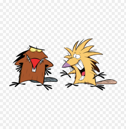 2 angry beavers vector download free Isolated Item in Transparent PNG Format