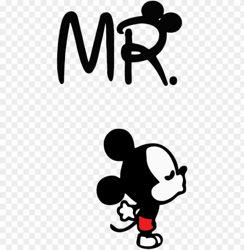 2 minniemickeykissing1p - mickey and minnie mouse logo PNG for t-shirt designs