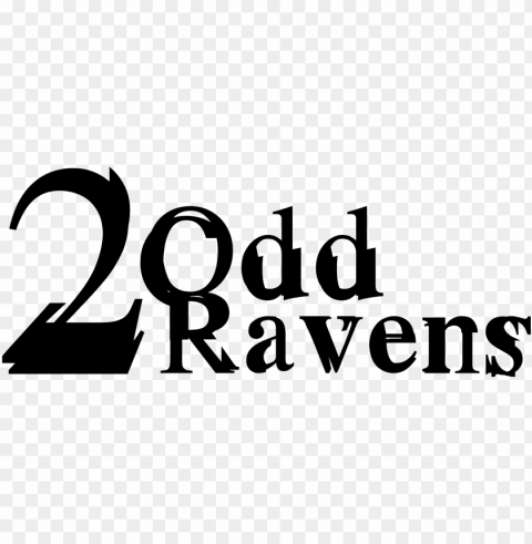2 odd ravens - graphics PNG Graphic Isolated with Clear Background