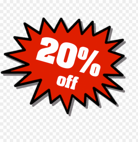 20% discount PNG images with no background free download