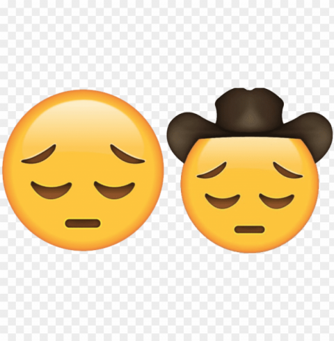 20 sad face emoji download emoji s life list of all - they always say yee haw PNG images transparent pack