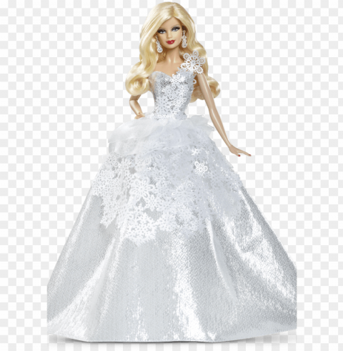 2013 holiday barbie doll - barbie collector 2013 holiday barbie doll Clear Background Isolated PNG Graphic