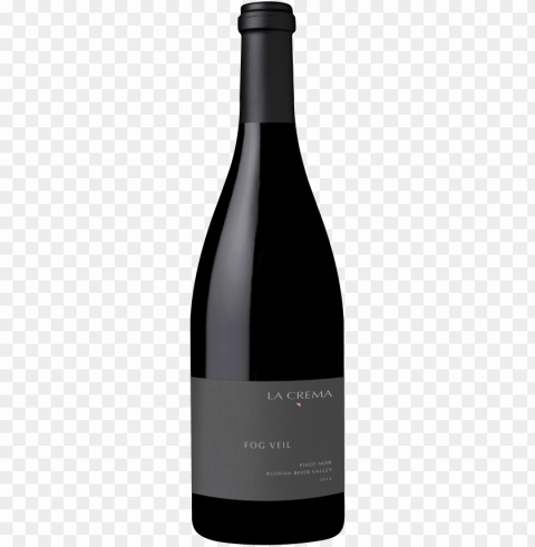 2015 fog veil pinot noir - wine PNG with transparent overlay