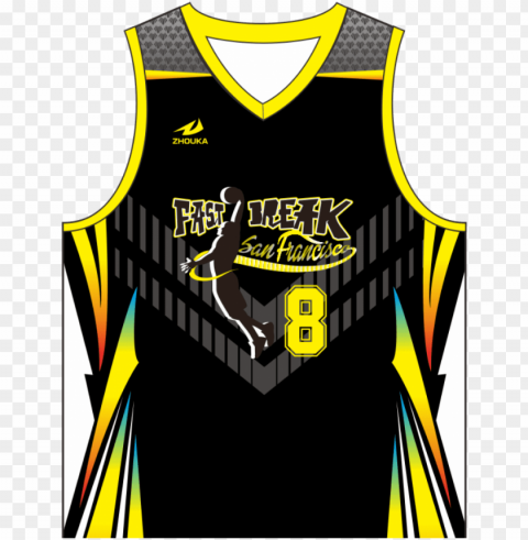 2017-2018 zhouka new design basketball jerseyscheap - zhouka basketball jersey Transparent PNG Isolation of Item
