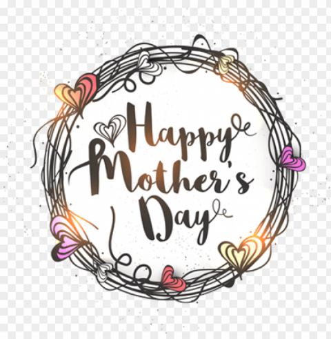 2017 mothers day stickers messages sticker-10 - happy mothers day lettering High-definition transparent PNG