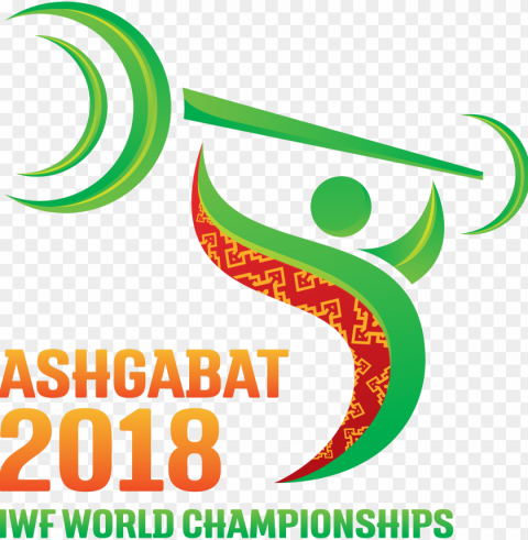 2018 ashgabat wwc weightlifting logo - Чемпионат Мира По Тяжёлой Атлетике 2018 PNG photo with transparency