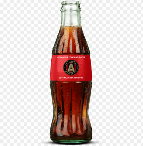 2018 atlanta united fc mls cup championship bottle - coca-cola life - 8 fl oz bottle PNG graphics for free