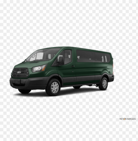 2018 ford transit passenger wagon in green gem metallic - ford transit 350 hd 2018 PNG Graphic Isolated on Transparent Background