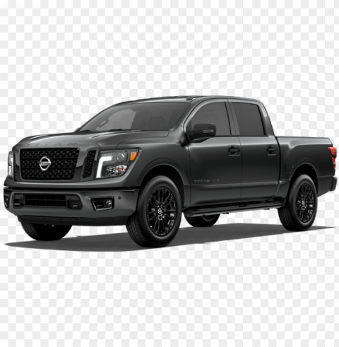 2018 nissan titan midnight edition in gun metallic - nissan titan 2017 maroo Isolated Character in Clear Background PNG