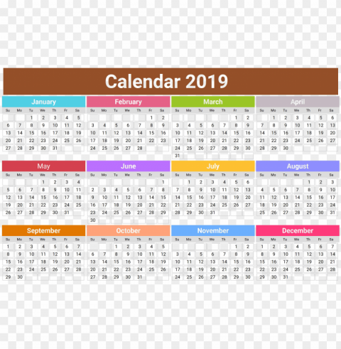 2019 calendar hd photo - 2019 calendar with indian holidays PNG free transparent