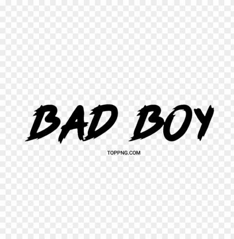 bad boy text PNG files with no backdrop required PNG transparent with Clear Background ID 222ed489