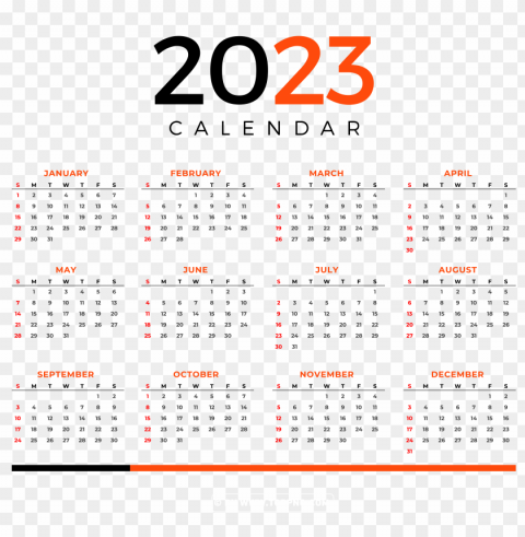 2023 calendar free download PNG Image with Isolated Icon