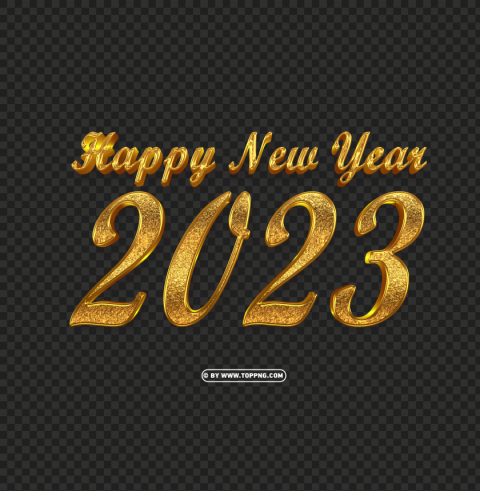 2023 happy new year hd free transparent background PNG Isolated Subject with Transparency