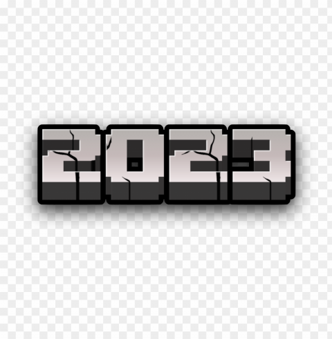 2023 minecraft 3d text PNG images with cutout
