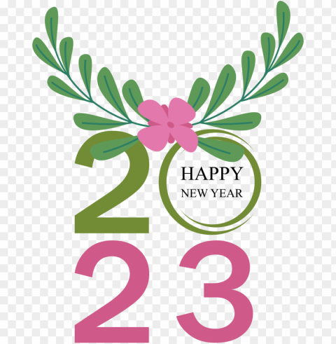 2023 new year Isolated Subject in HighResolution PNG