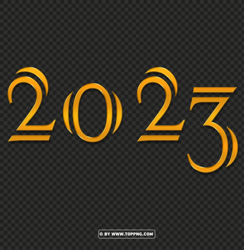 2023 download PNG Image with Clear Background Isolated