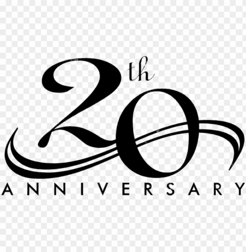 20th anniversary elegant Clear PNG pictures free