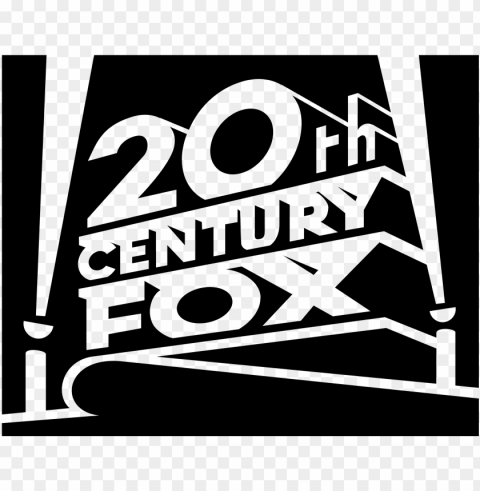 20th century fox logo transparent - 20th century fox disney byline Isolated Artwork on Clear Background PNG