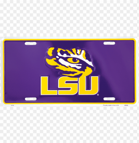 2145 - lsu tigers - louisiana state university fla Isolated Item on HighResolution Transparent PNG
