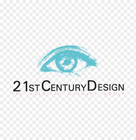 21st century design vector logo free download Isolated Graphic with Transparent Background PNG
