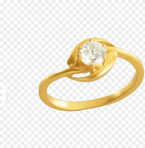 22kt yellow gold ring - pre-engagement ri Clear Background PNG Isolated Design Element
