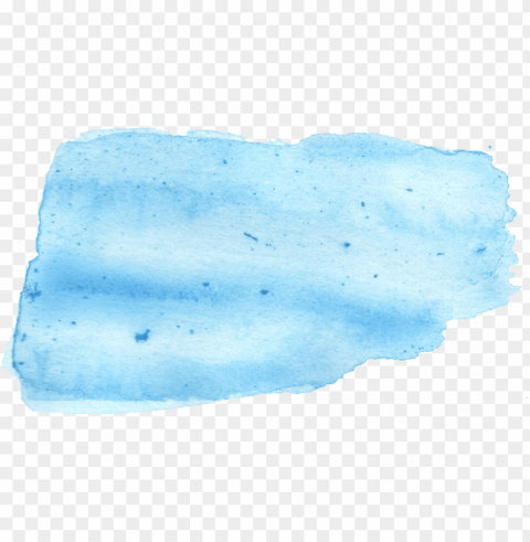 23 blue watercolor brush stroke vol - watercolor painti Isolated Subject with Transparent PNG