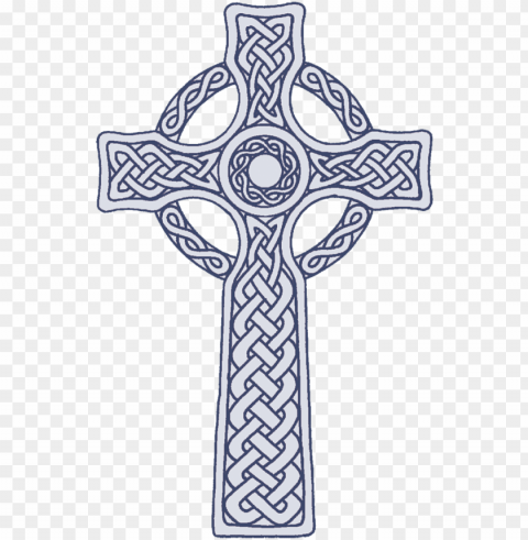 233 celtic cross gray - celtic cross Transparent PNG images for design