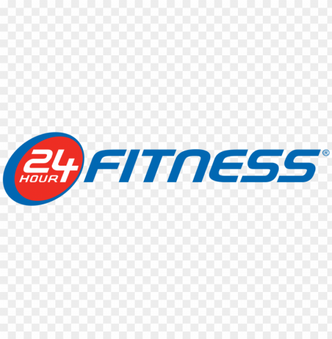 24 hours fitness logo Transparent PNG Isolated Illustration