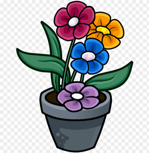 25 september 9 2010 - drawing of a flower pot HighQuality Transparent PNG Isolated Object