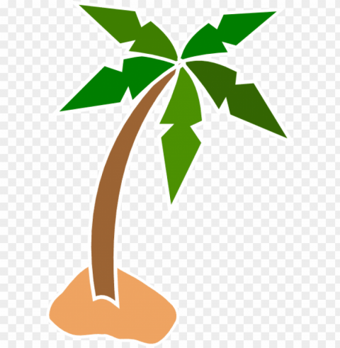28 collection of coconut tree clipart - person on desert island Transparent background PNG stock