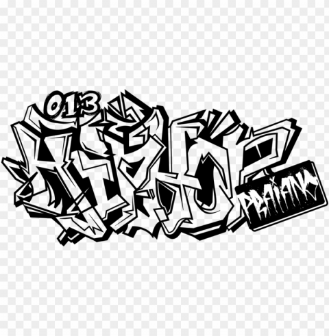 28 collection of hip hop graffiti drawing - graffitis blanco y negro Transparent PNG graphics variety