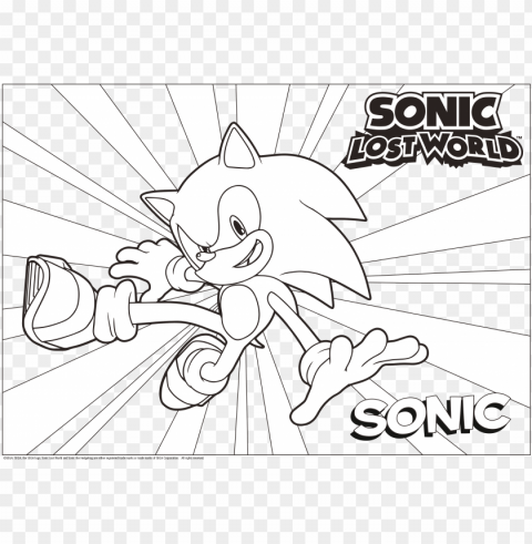 28 collection of sonic mania coloring pages - sonic adventure 2 Clear Background PNG Isolation