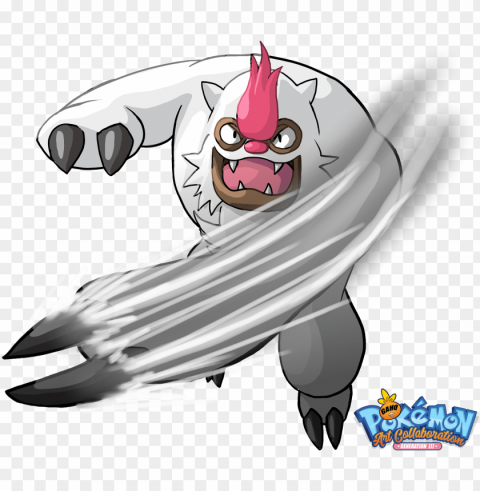 288 Vigoroth Used Slash And Shadow Claw In Our Pokemon - Cartoo HighQuality Transparent PNG Isolated Graphic Element