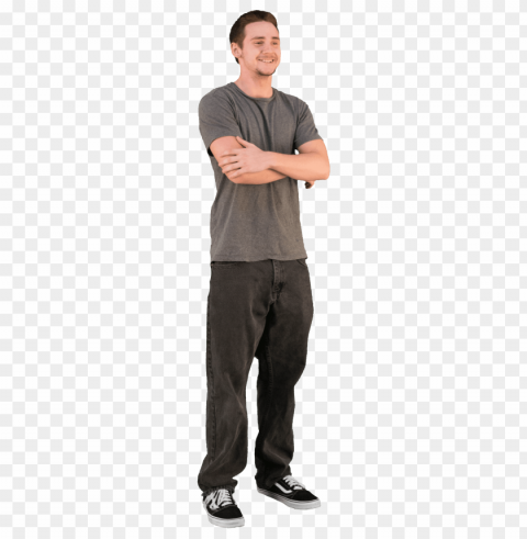 2d cut out people casual v 6 cadrender store - standing people Transparent PNG Isolated Design Element