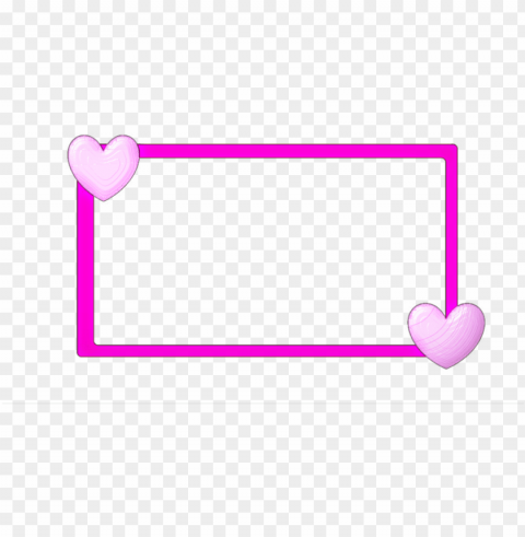 2nd free border - pink border frame PNG Image with Transparent Isolated Design