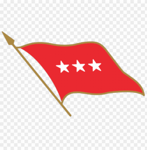 3 Star Flag - 3 Star Army General Fla PNG Transparency