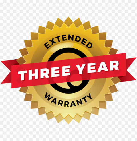 3 year extended warranty PNG files with transparent canvas collection