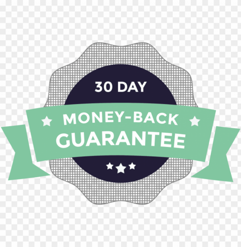 30 day guarantee - label PNG Image Isolated with High Clarity