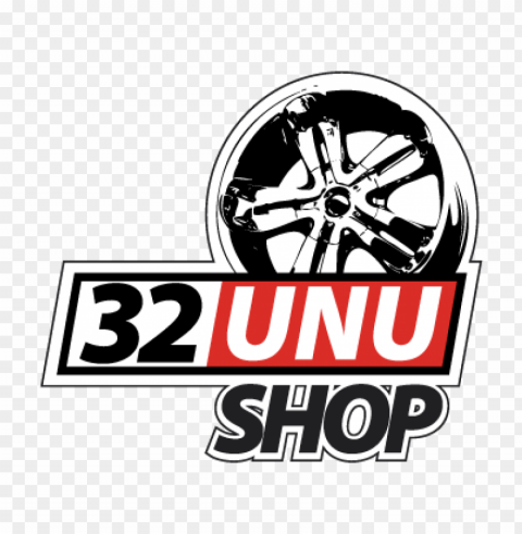 32unu shop vector logo free download PNG file with no watermark
