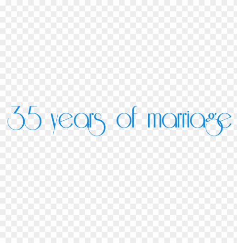 35 years of marriage ClearCut Background PNG Isolated Subject