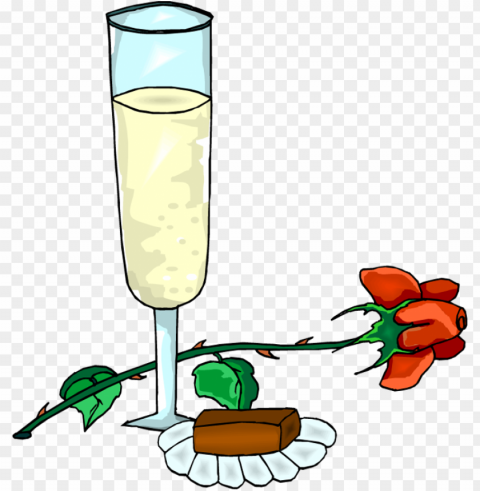 365 days of fun in marriage - wine and chocolate clipart PNG pics with alpha channel