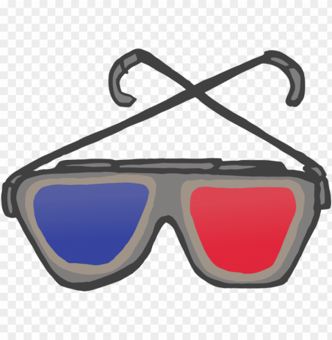 3d anaglyph glasses - 3d glass Transparent Background PNG Isolated Design PNG transparent with Clear Background ID 63ec990a