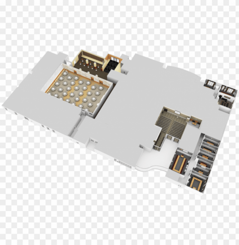 3d floor maps - convention centre 3d floor pla Transparent PNG graphics complete collection