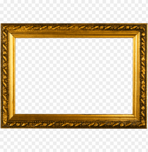 3d gold border PNG transparent graphics for projects
