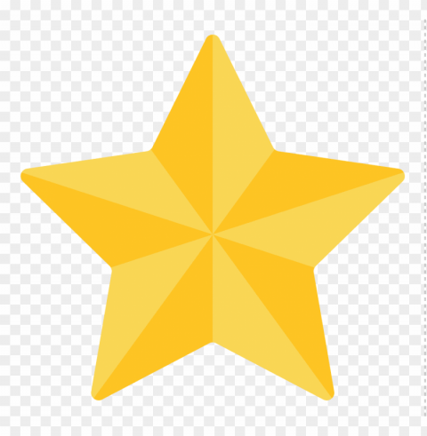3d Gold Star PNG Graphics