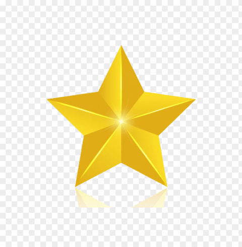 3d gold star PNG graphics for presentations