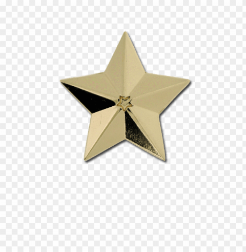 3d Gold Star PNG Image With Isolated Graphic