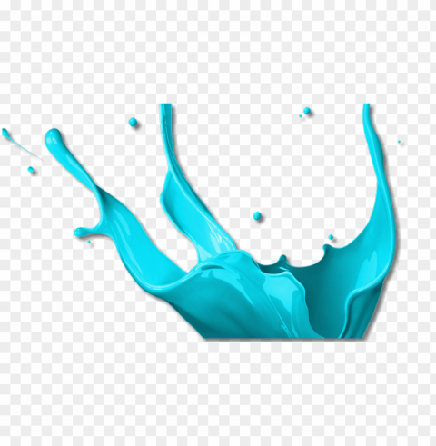 3d paint splash Isolated Icon in Transparent PNG Format