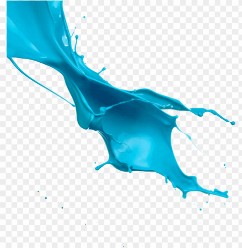 3d paint splash Isolated Icon on Transparent PNG